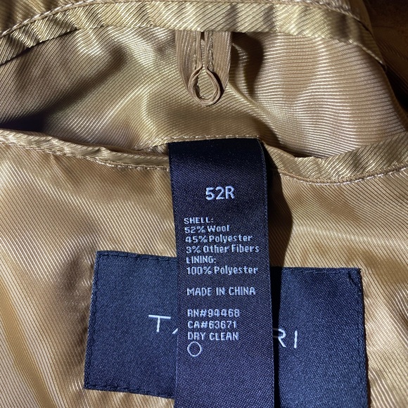 Men’s Tahari over coat, size 52R. Good condition. - Picture 7 of 9